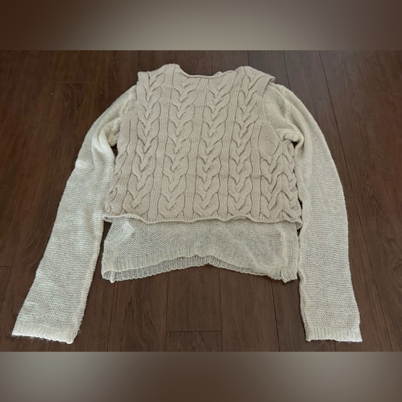 Zara knit sweater w vest - Picture 3 of 3